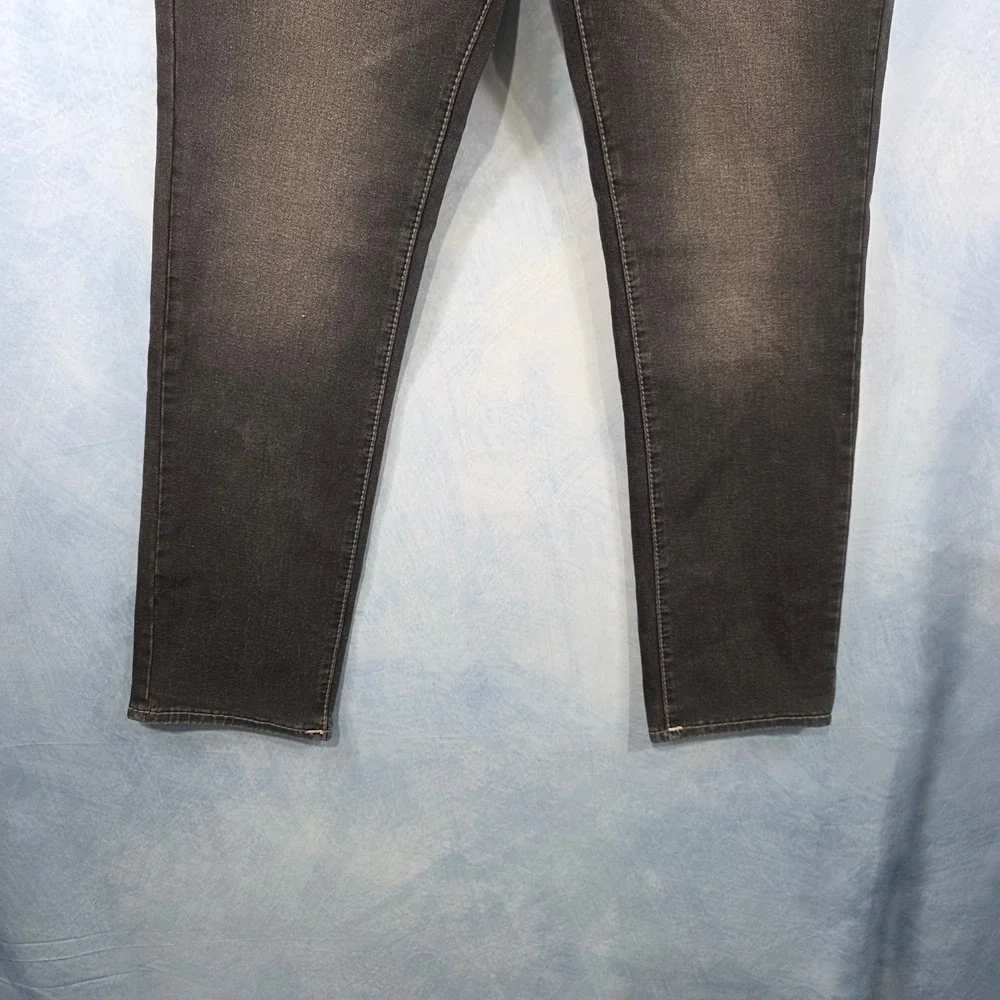 True Religion Geno‎ Relaxed Slim Big T Flap Grey Jeans Mens 36x32 NWT